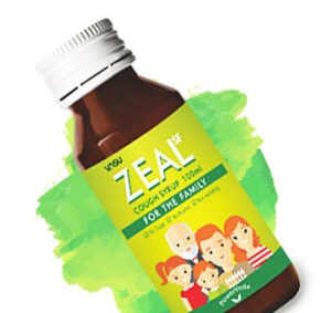 zeal sugar free syrup 100ml, plastic bottle