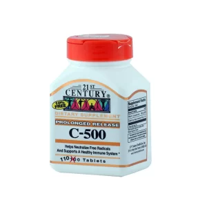 21st century vitamin c 500mg prolonged release tablets 110's