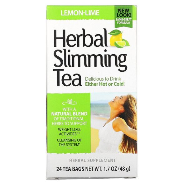 21st century herbal slimming lemon-lime tea bags 24's