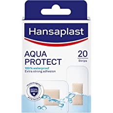 hansaplast aqua protect plasters 20's