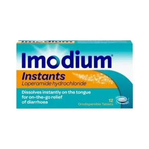 imodium instants 2mg tablets 12's