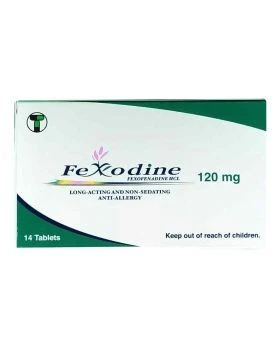 fexodine 120 mg tablets 14's