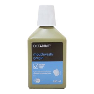 betadine mouthwash/gargle 250 ml