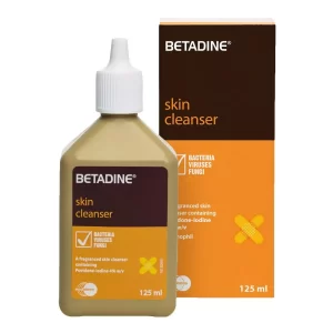 betadine skin cleanser 125 ml