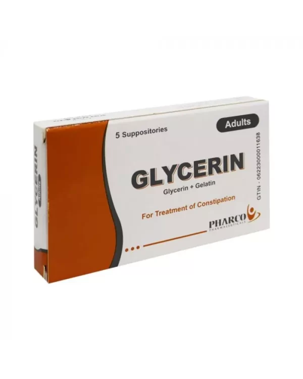glycerin adults suppositories 5's