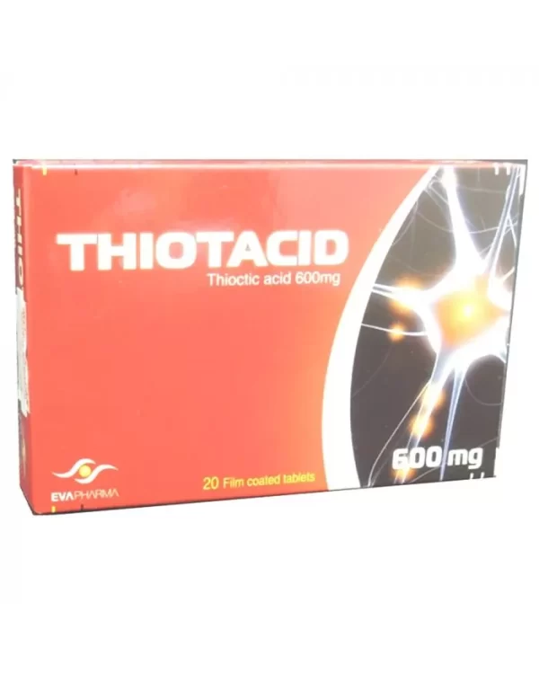 thiotacid 600 mg tablets 20's