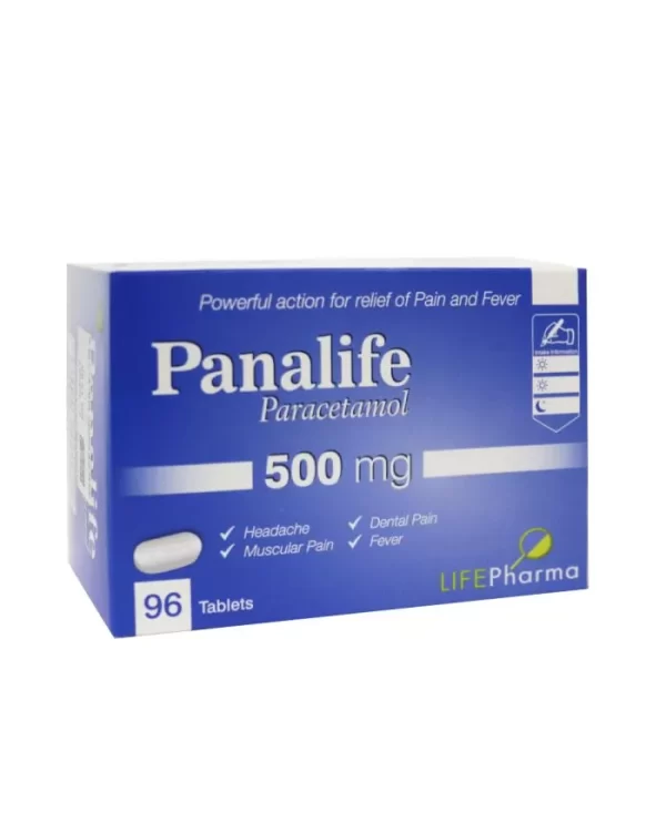 panalife 500 mg paracetamol tablets 96's