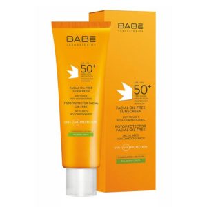 babe sunscreen face cream oil free spf 50- 50ml