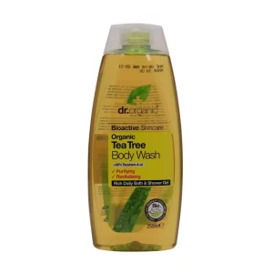 dr.organic tea tree body wash 250ml