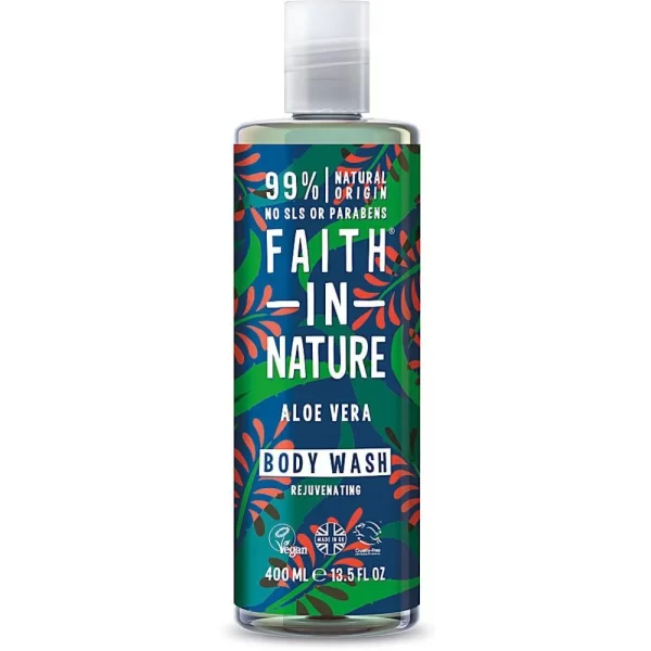 faith in nature body wash aloe vera 400ml