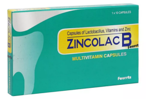 zincolac b capsules 10's