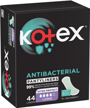 kotex liners long scented 44s