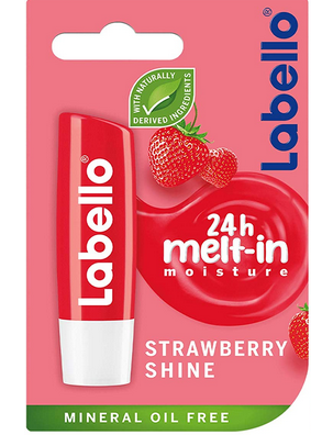 labello strawberry shine lip balm be006
