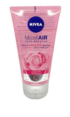 nivea micellar rose water face wash 150ml