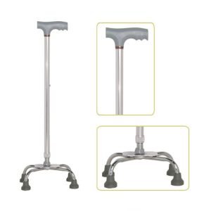 adjustable aluminium quad cane