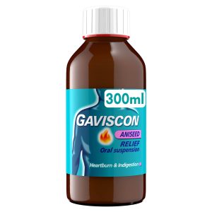 gaviscon aniseed 300ml glass bottle