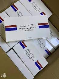 health pro face mask black 50s