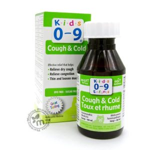kids 0-9 cough  cold  100ml syrup