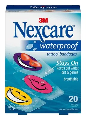 nexcare tattoo waterproof bandages