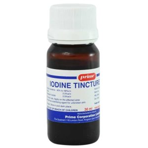 prime iodine tincture 30ml each
