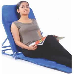 foldable orthopedic backrest with mat